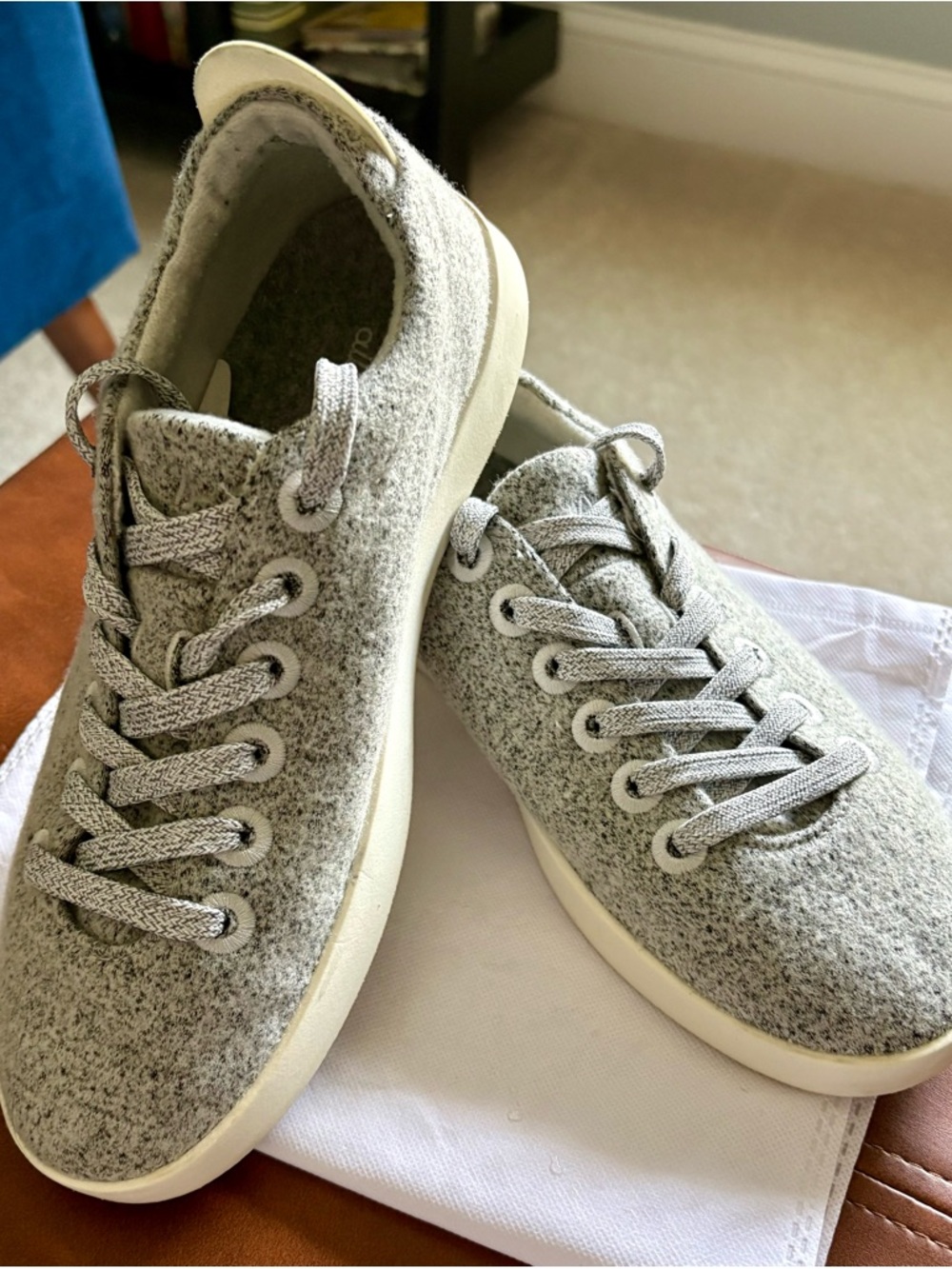 Allbirds Gray Wool Piper Sneakers, W8